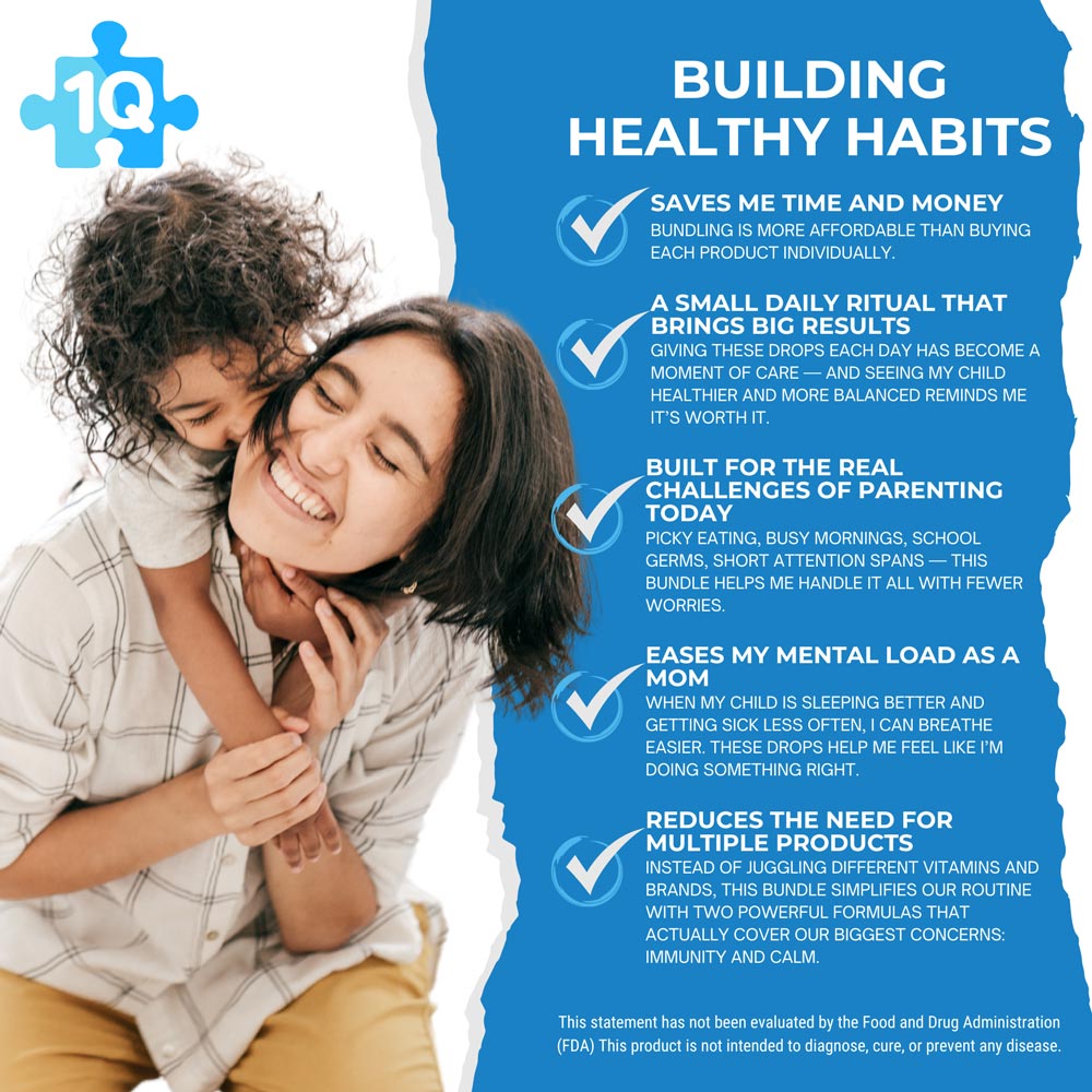 1Q Relax and Immune Supplement Kit-healthy habits