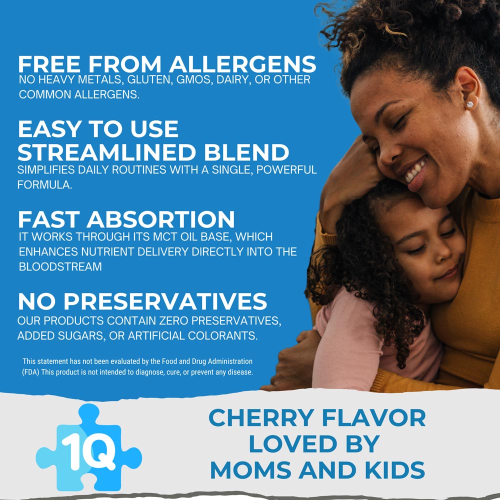 1Q Solutions Multivitamin loved by moms and kids